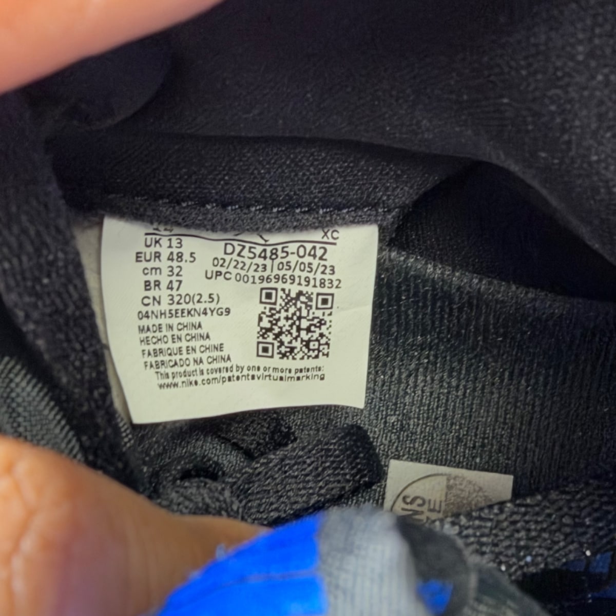 Jordan 1 Retro High OG Royal Reimagined (Size 14) - aux