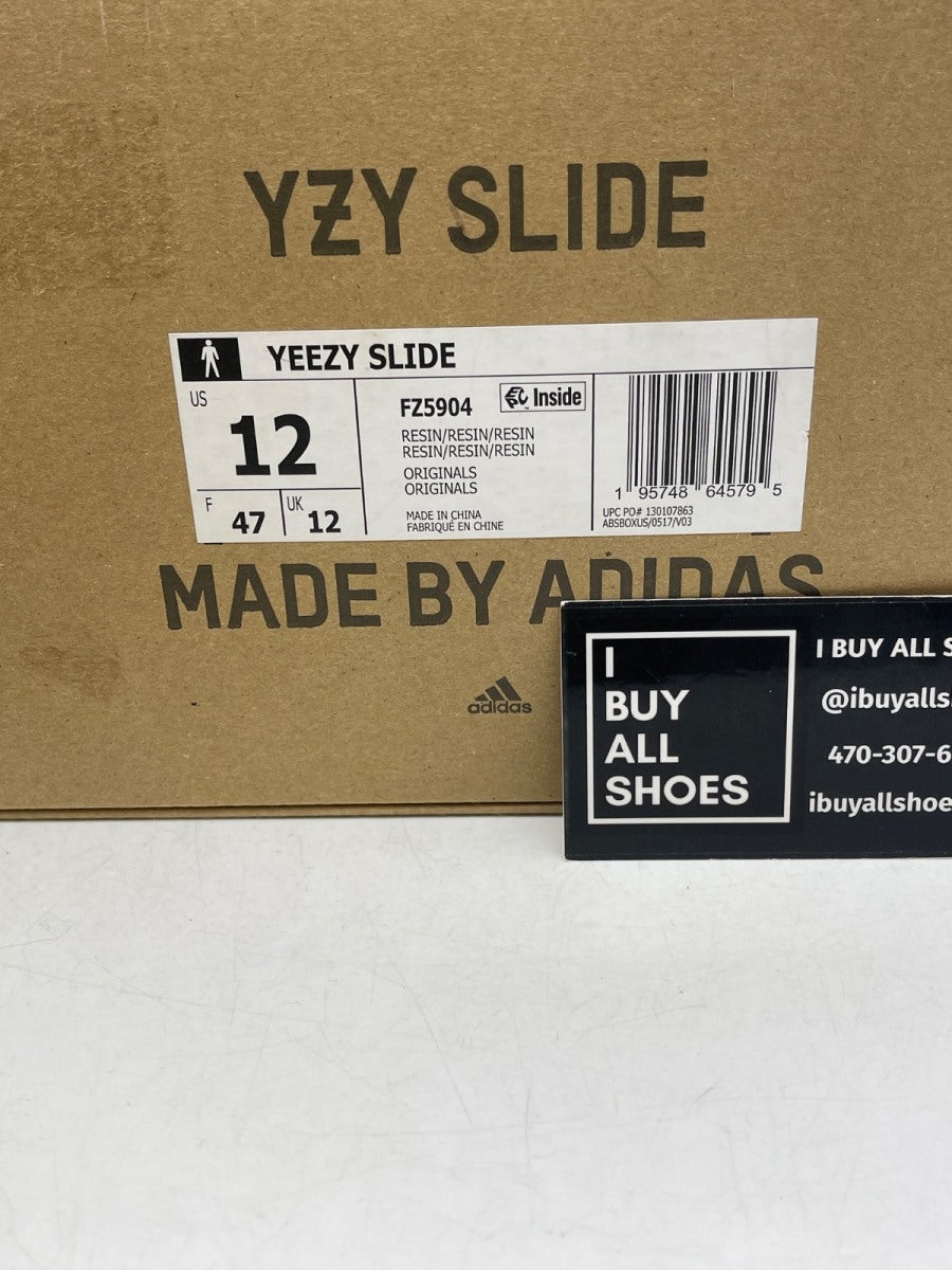adidas Yeezy Slide Resin (2022/2024) 12 (Heavily Worn Pre-Owned) - Image 9