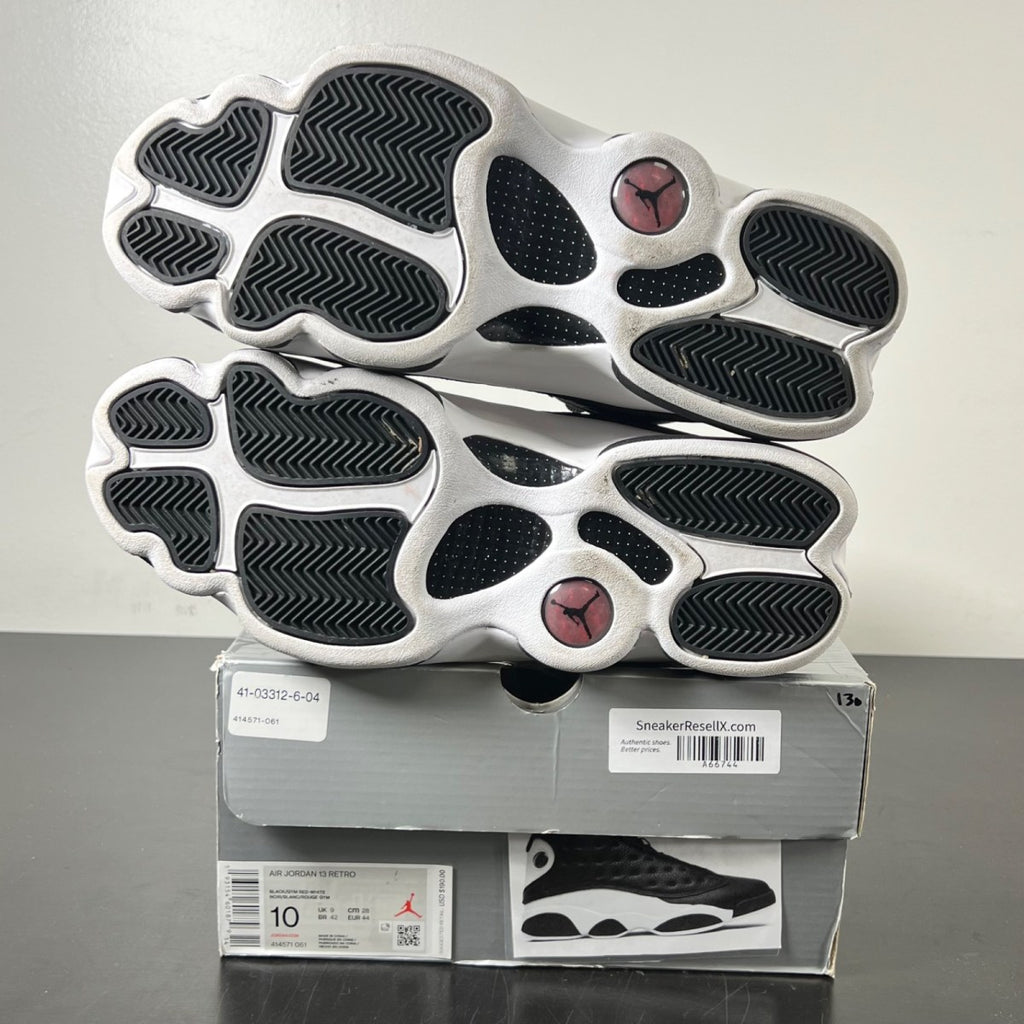 Jordan 13 Retro Reverse He Got Game 10 (Lightly Worn Pre-Owned)JordanBlack/Gym Red-White - Image 6