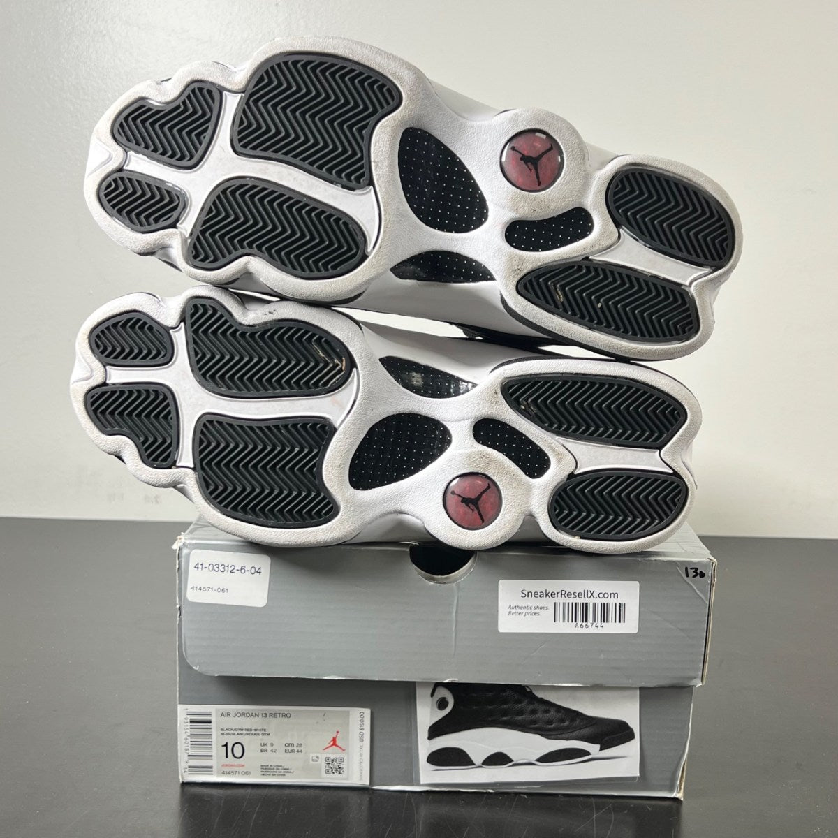 Jordan 13 Retro Reverse He Got Game 10 (Lightly Worn Pre-Owned)JordanBlack/Gym Red-White - Image 6