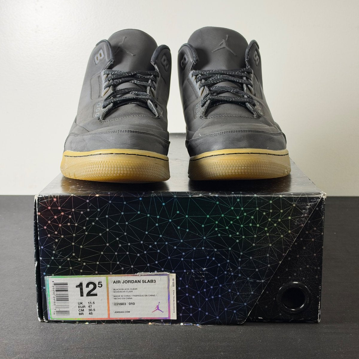Jordan 3 Retro 5Lab3 Black (Size 12.5) - aux