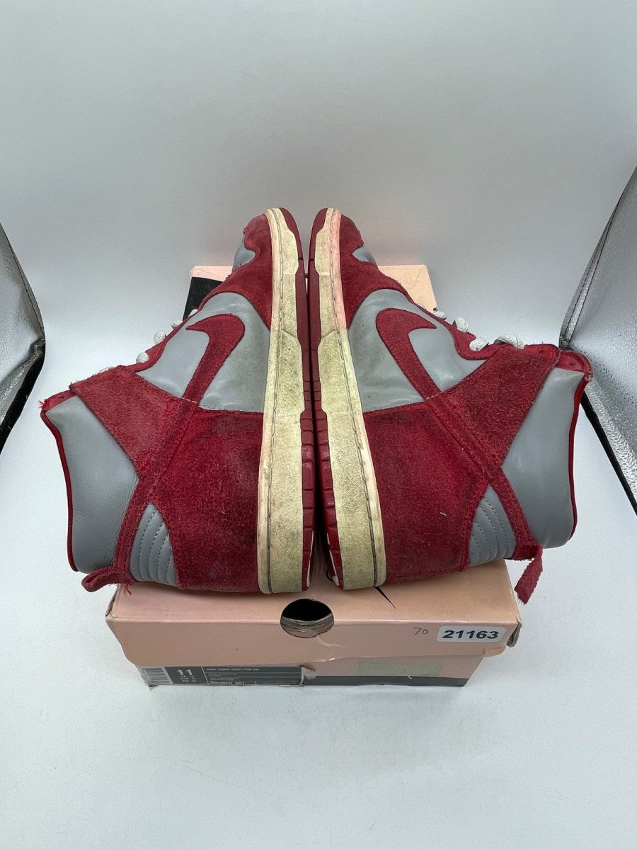 Nike Dunk High Pro SB 'UNLV' 11 (Heavily Worn Pre-Owned) - Image 6