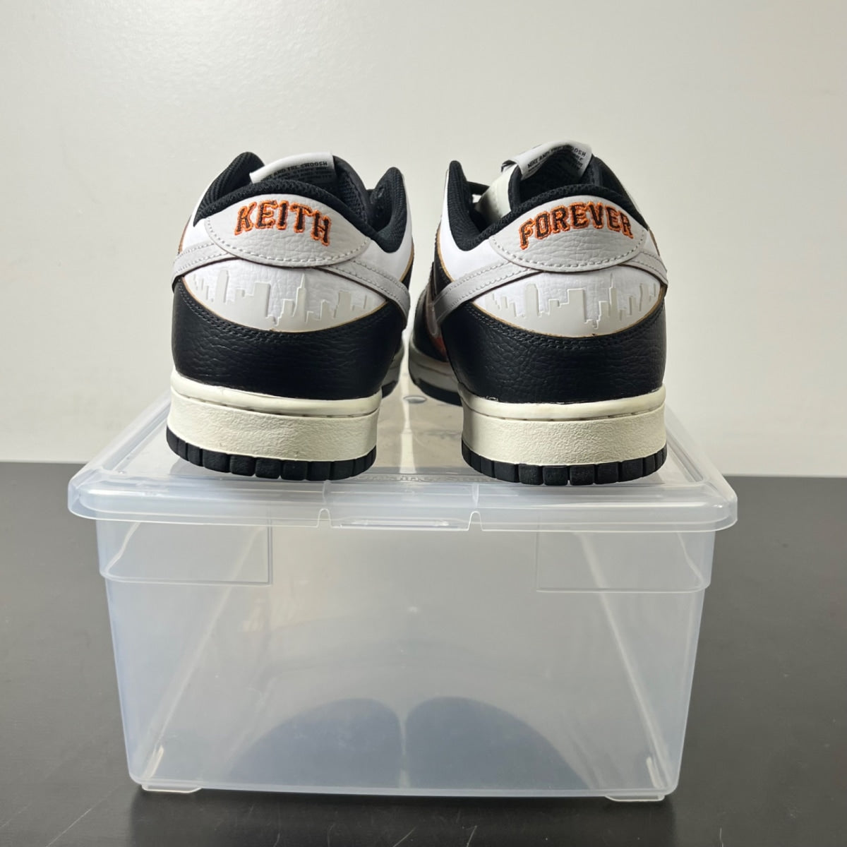 Nike SB Dunk Low HUF San Francisco 10.5 (Lightly Worn Pre-Owned)NikeBlack/White-Orange - Image 6