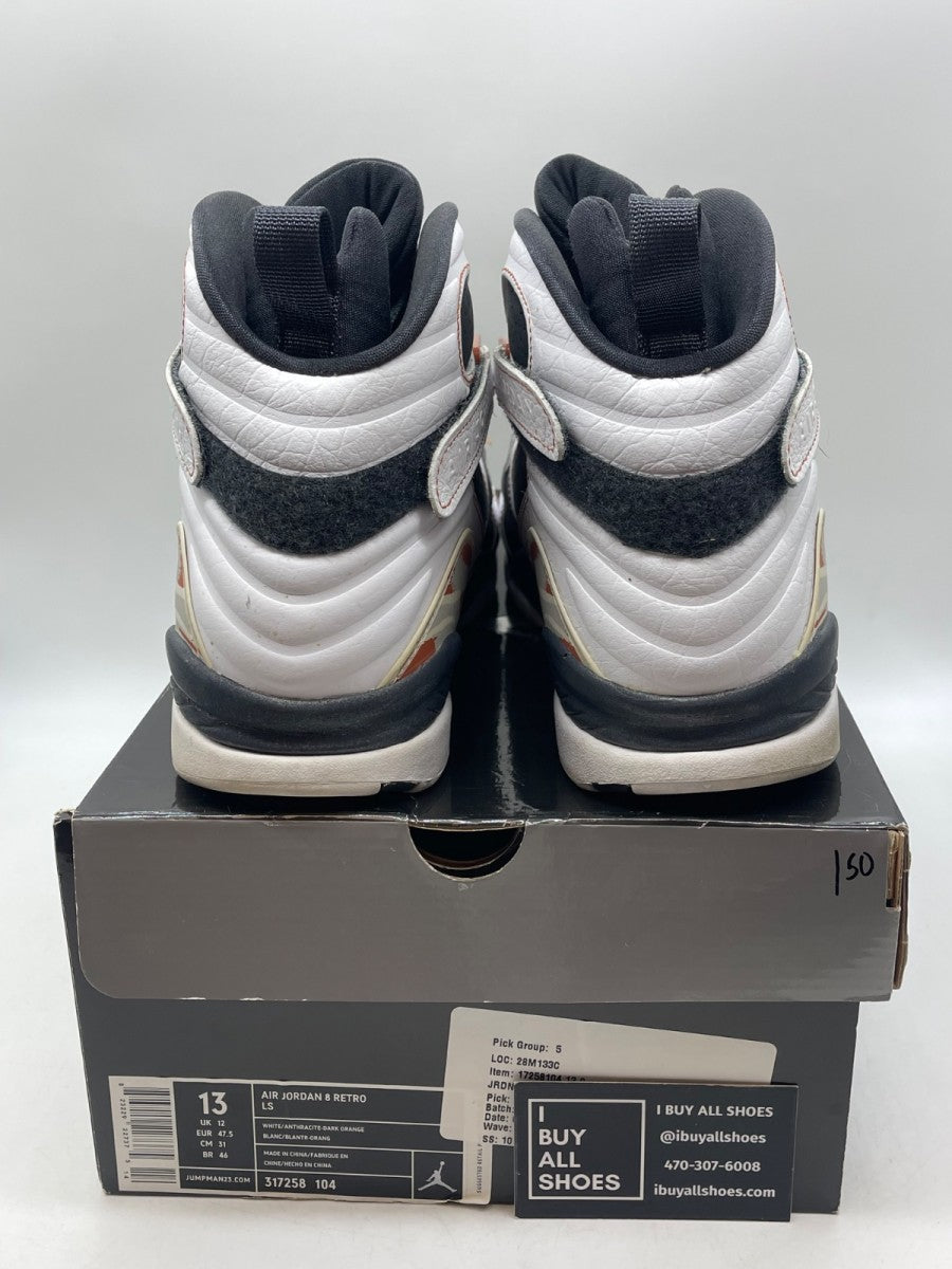 Jordan 8 Retro Black Toe 13 (Moderately Worn Pre-Owned)
