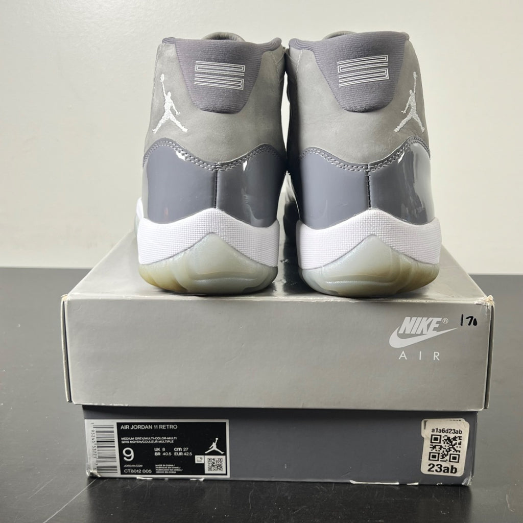 Jordan 11 Retro Cool Grey (2021) 9 (Lightly Worn Pre-Owned)JordanMedium Grey/Multi-Color/Multi-Color - Image 4
