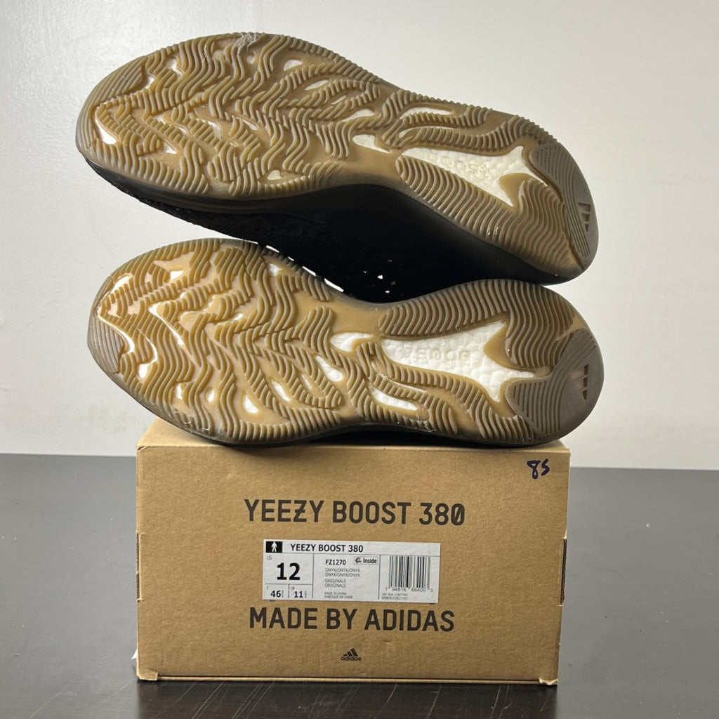 adidas Yeezy Boost 380 Onyx 12 (Lightly Worn Pre-Owned)adidasOnyx/Onyx/Onyx - Image 4