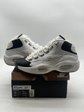 Reebok Question Mid Black Toe 10.5 (Moderately Worn Pre-Owned) - Image 1