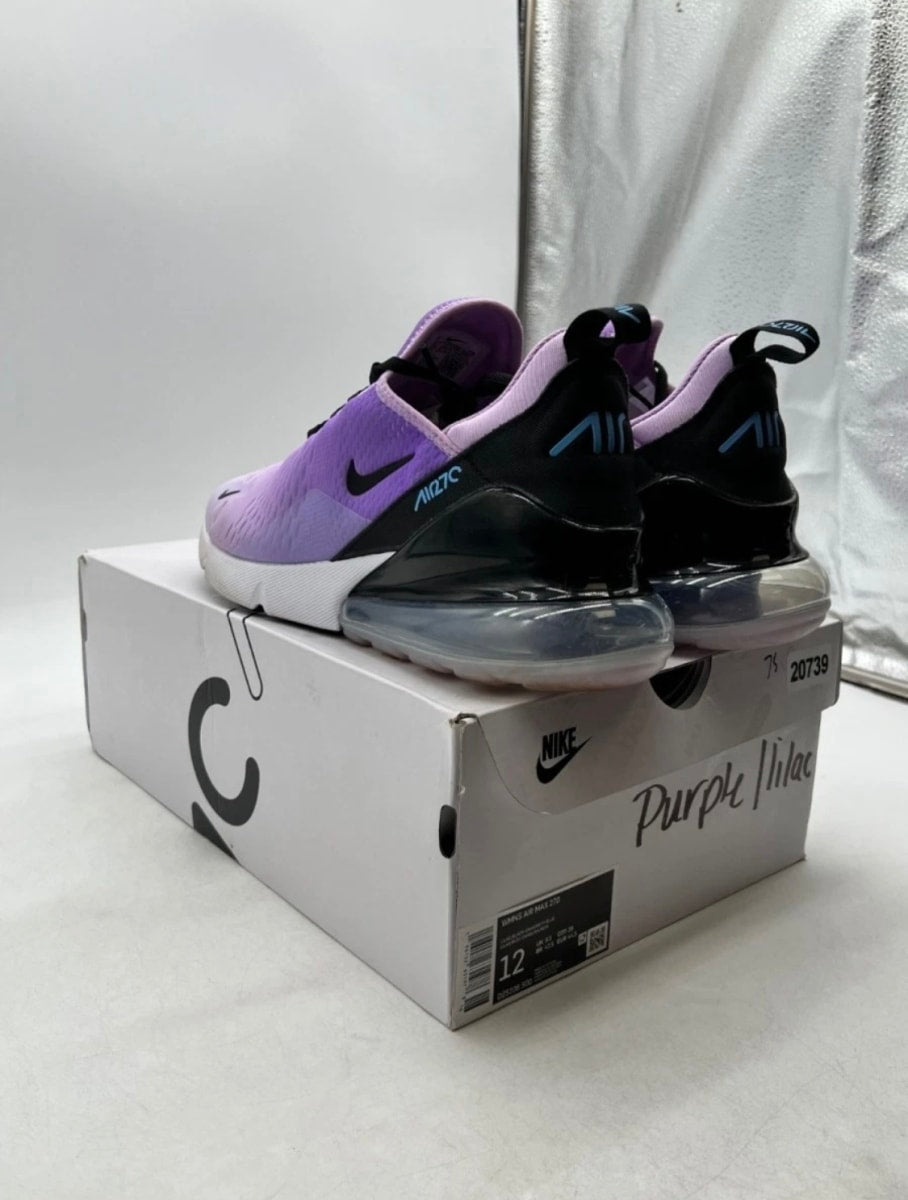 Nike Air Max 270 Lilac (Women's) 12W (Lightly Worn Pre-Owned)NikeLilac/University Blue/Barely Grape/Black - Image 5