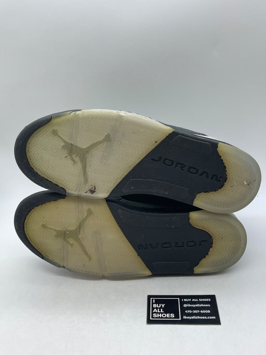 Jordan 5 Retro 3Lab5 Black Silver 13 (Heavily Worn Pre-Owned) - Image 7