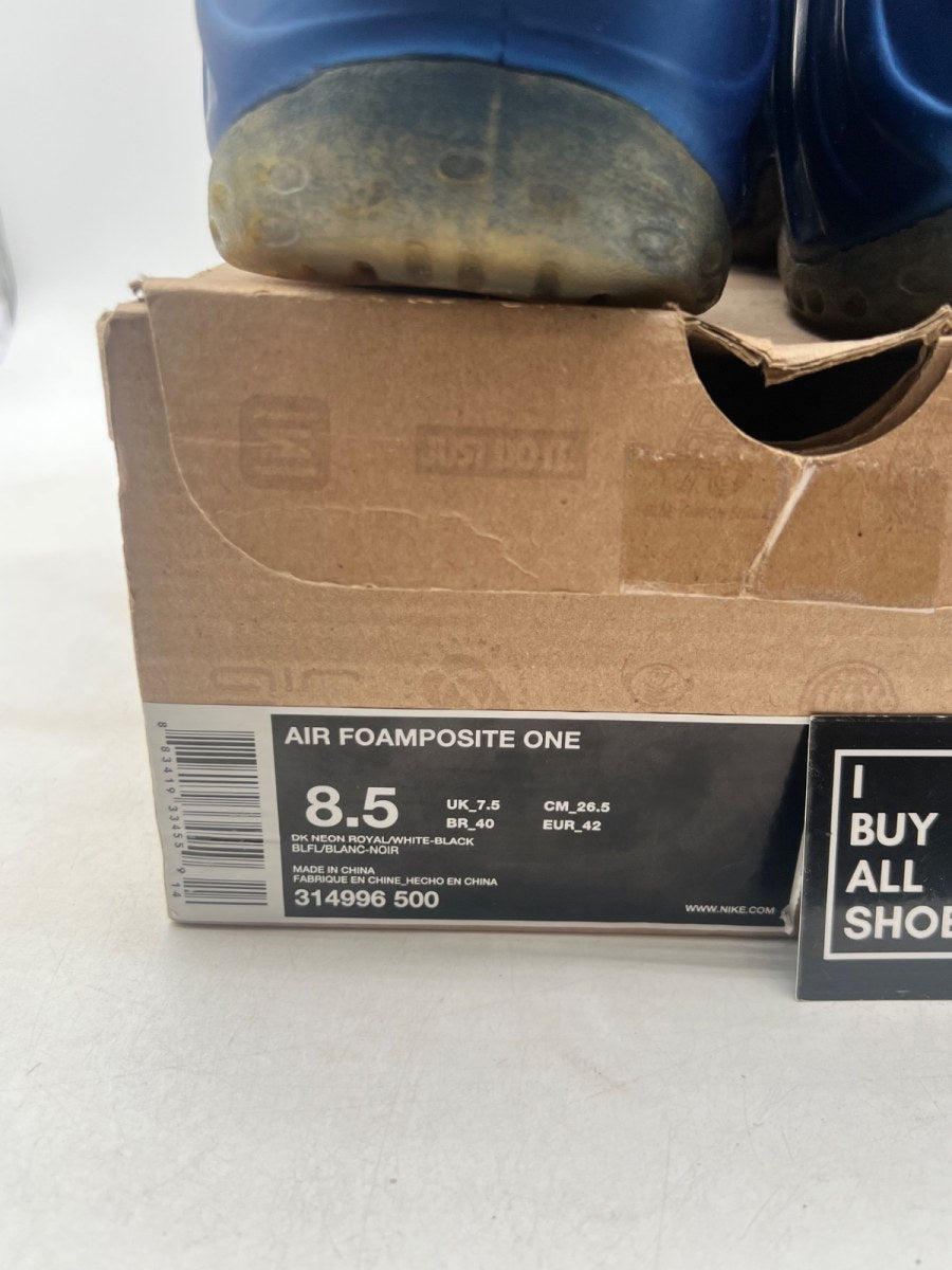 Nike Air Foamposite One Royal Blue (2011) 8.5 (Moderately Worn Pre-Owned) - Image 4