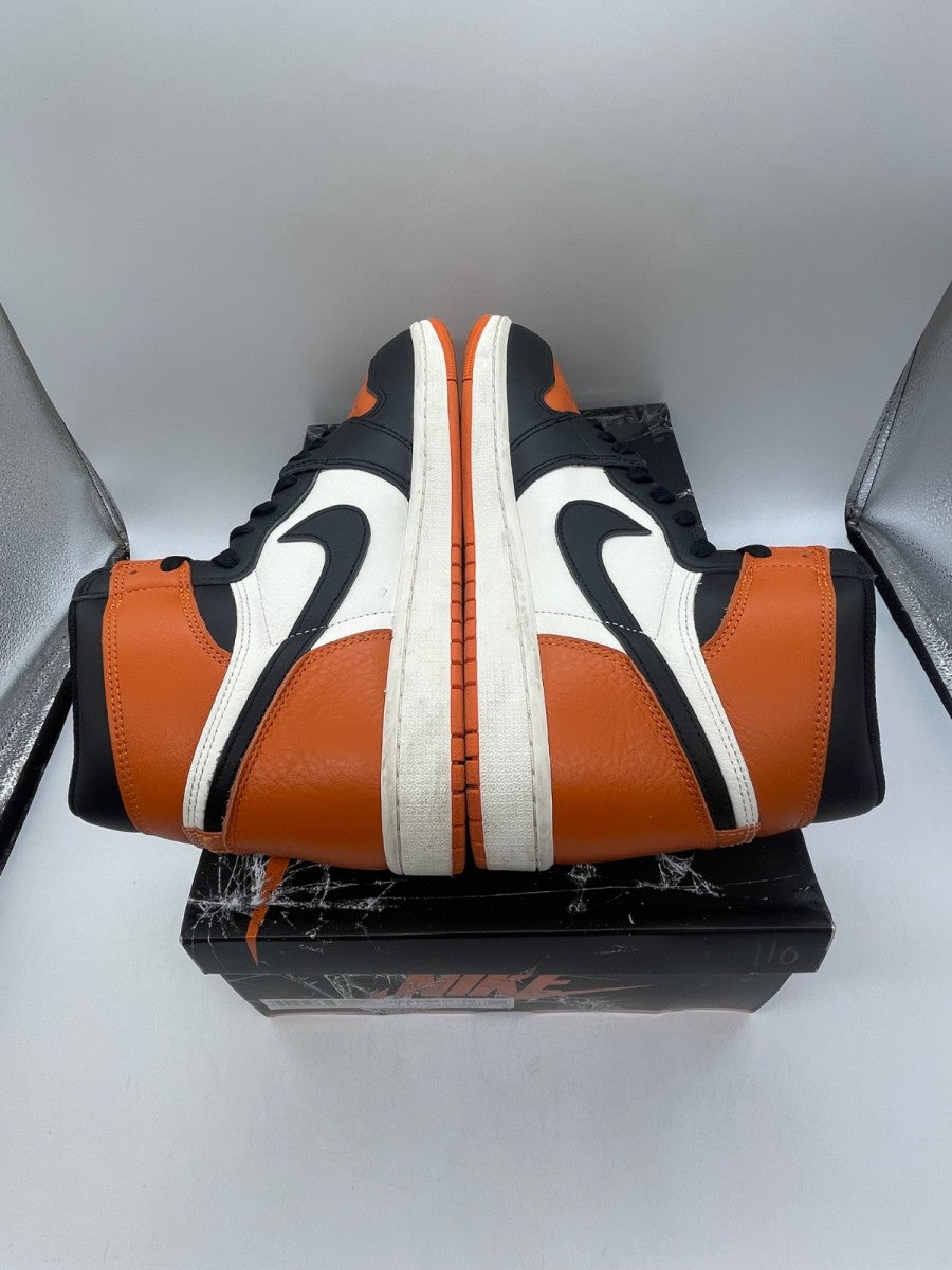 Jordan 1 Retro High OG Shattered Backboard (2025) 11 (Moderately Worn Pre-Owned)JordanBlack/Black-Sail-Starfish - Image 6