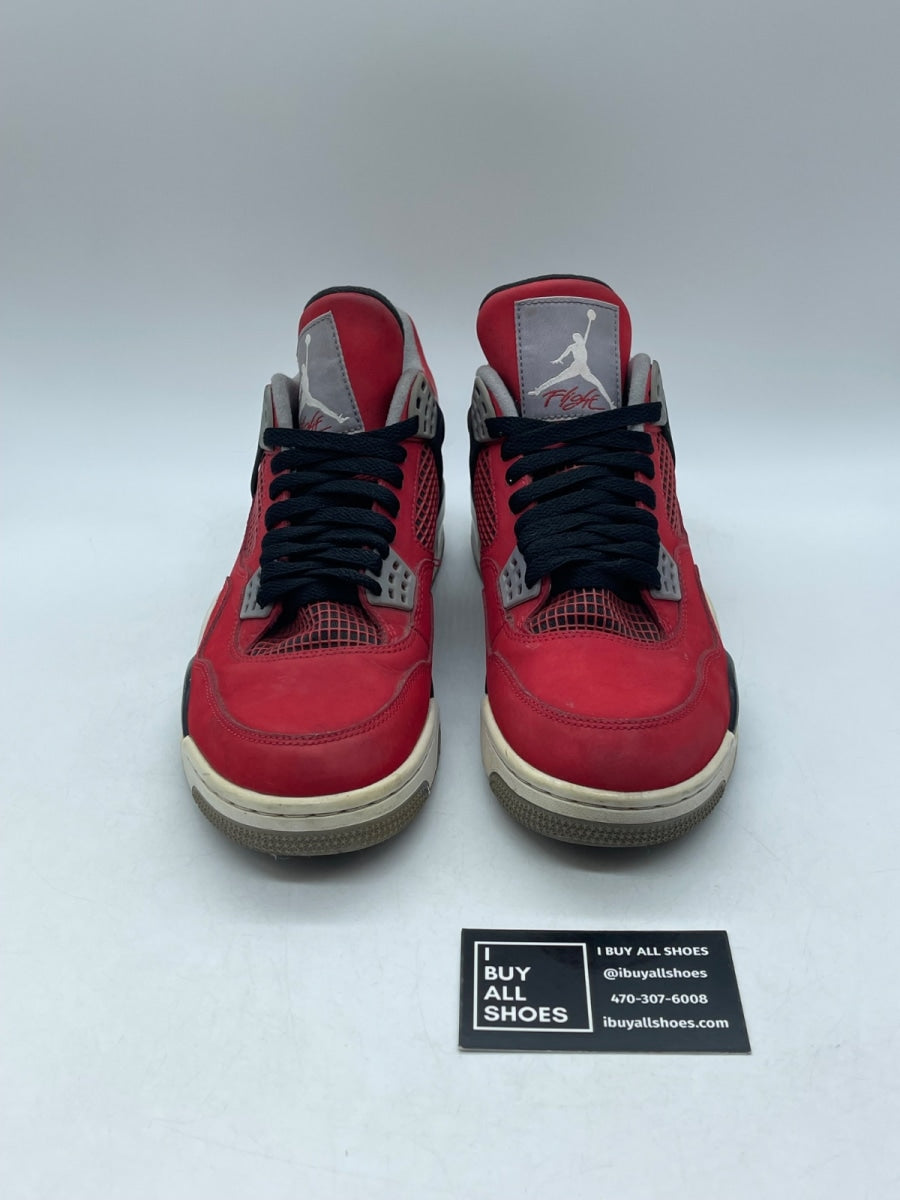 Jordan 4 Retro Toro Bravo 8.5 (Heavily Worn Pre-Owned) - Image 2