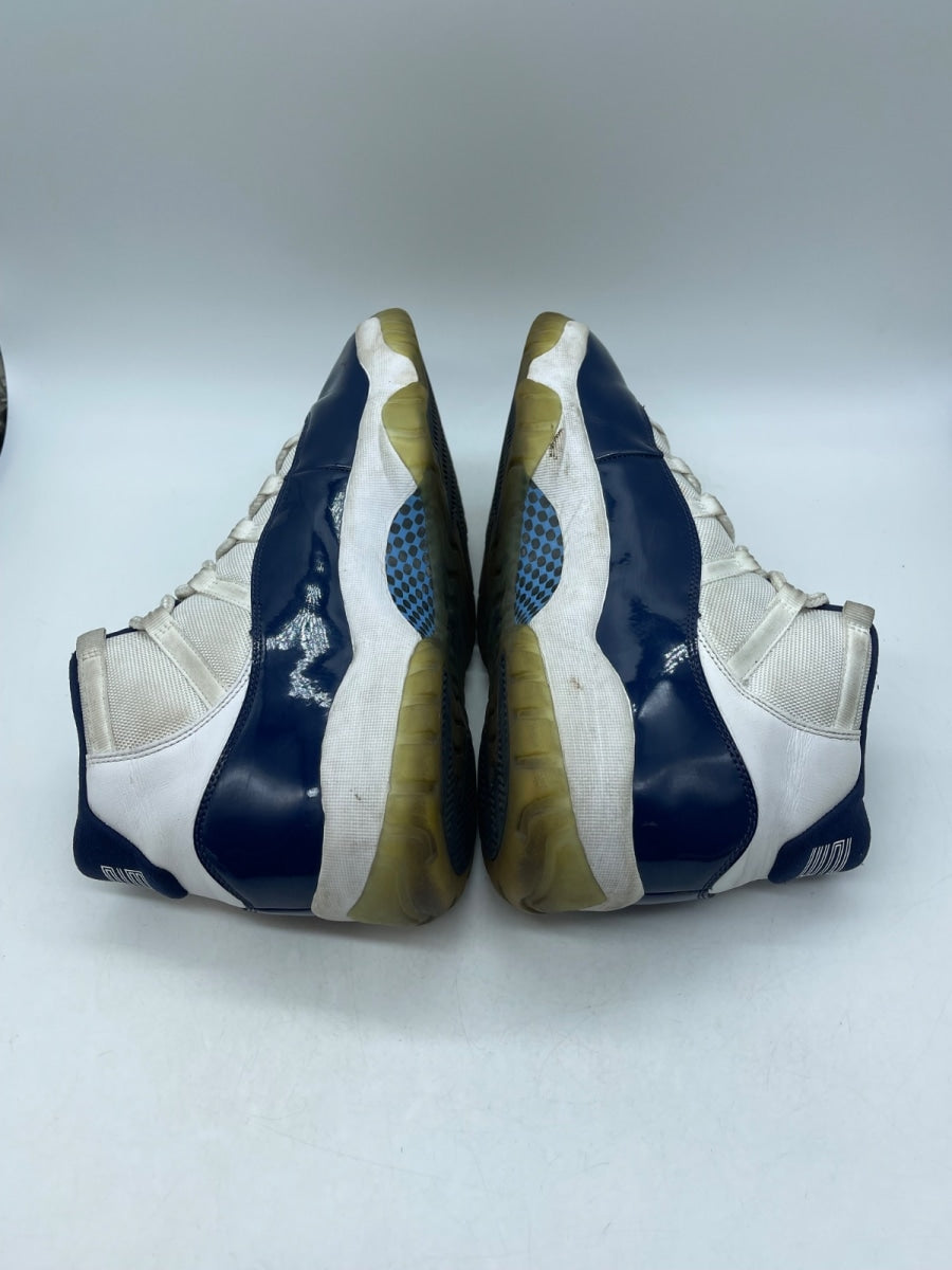 Jordan 11 Retro UNC Win Like 82 12 (Moderately Worn Pre-Owned)JordanWhite/University Blue-Midnight Navy - Image 6
