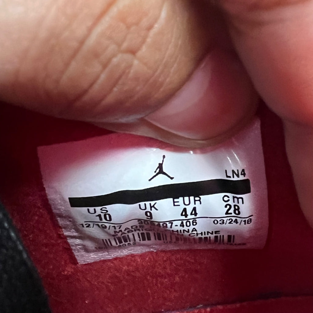 Jordan 4 Retro Travis Scott Cactus Jack 10 (New Pre-Owned)JordanUniversity Blue/Black-Varsity Red - Image 6