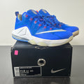 Nike LeBron 12 Low Hyper Cobalt 11.5 (Lightly Worn Pre-Owned)NikeHyper Cobalt/Metallic Silver-Light Crimson - Image 1