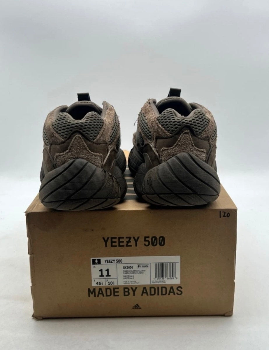 adidas Yeezy 500 Clay Brown 11 (Heavily Worn Pre-Owned)adidasClay Brown/Clay Brown/Clay Brown - Image 3