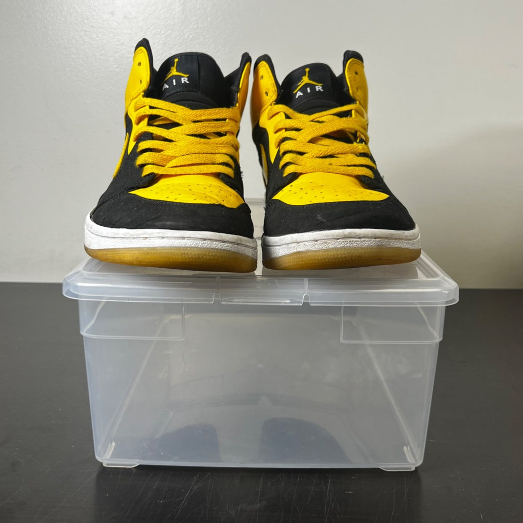 Jordan 1 Retro Beginning Moments Pack (BMP) New Love 13 (Heavily Worn Pre-Owned)JordanBlack/Varsity Maize-White - Image 2