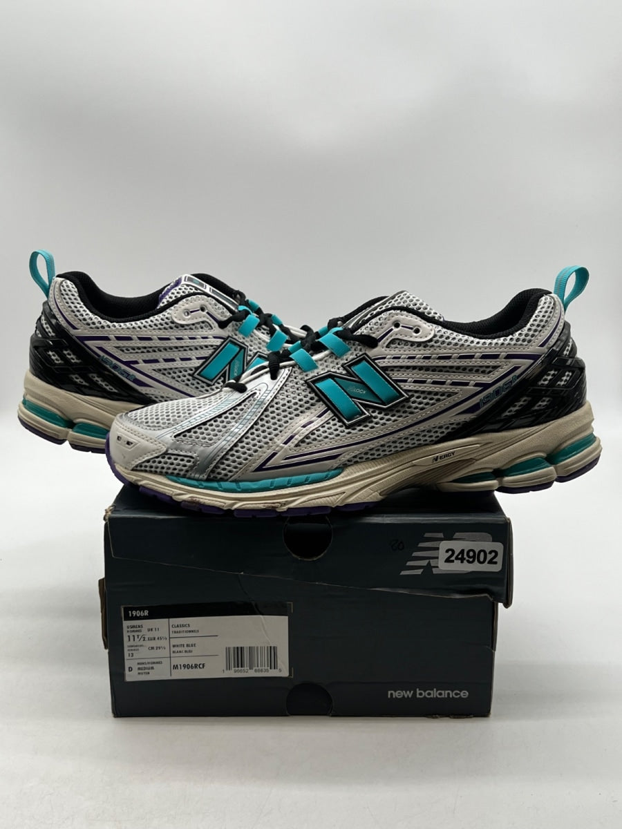 New Balance 1906R Charlotte Hornets 11.5 (Lightly Worn Pre-Owned)New BalanceOff-White/Aqua/Purple/Black - Image 1