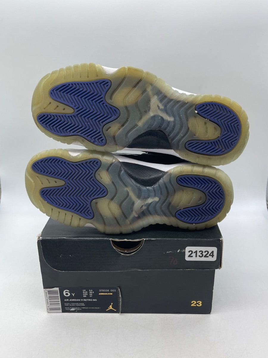 Jordan 11 Retro Space Jam (2016) (GS) 6Y (Moderately Worn Pre-Owned)JordanBlack/Dark Concord-White - Image 7