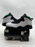 Jordan 10 Retro Seattle 9.5 (Lightly Worn Pre-Owned) - Image 1