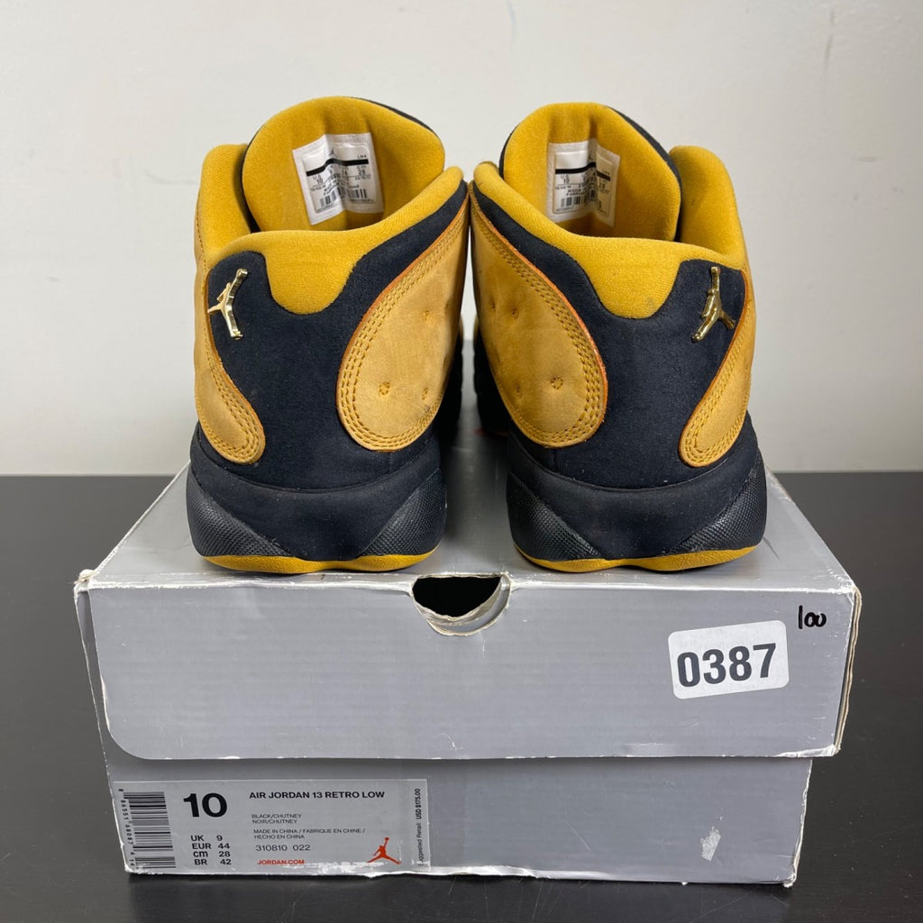 Jordan 13 Retro Low Chutney 10 (Moderately Worn Pre-Owned)JordanBlack/Chutney - Image 4