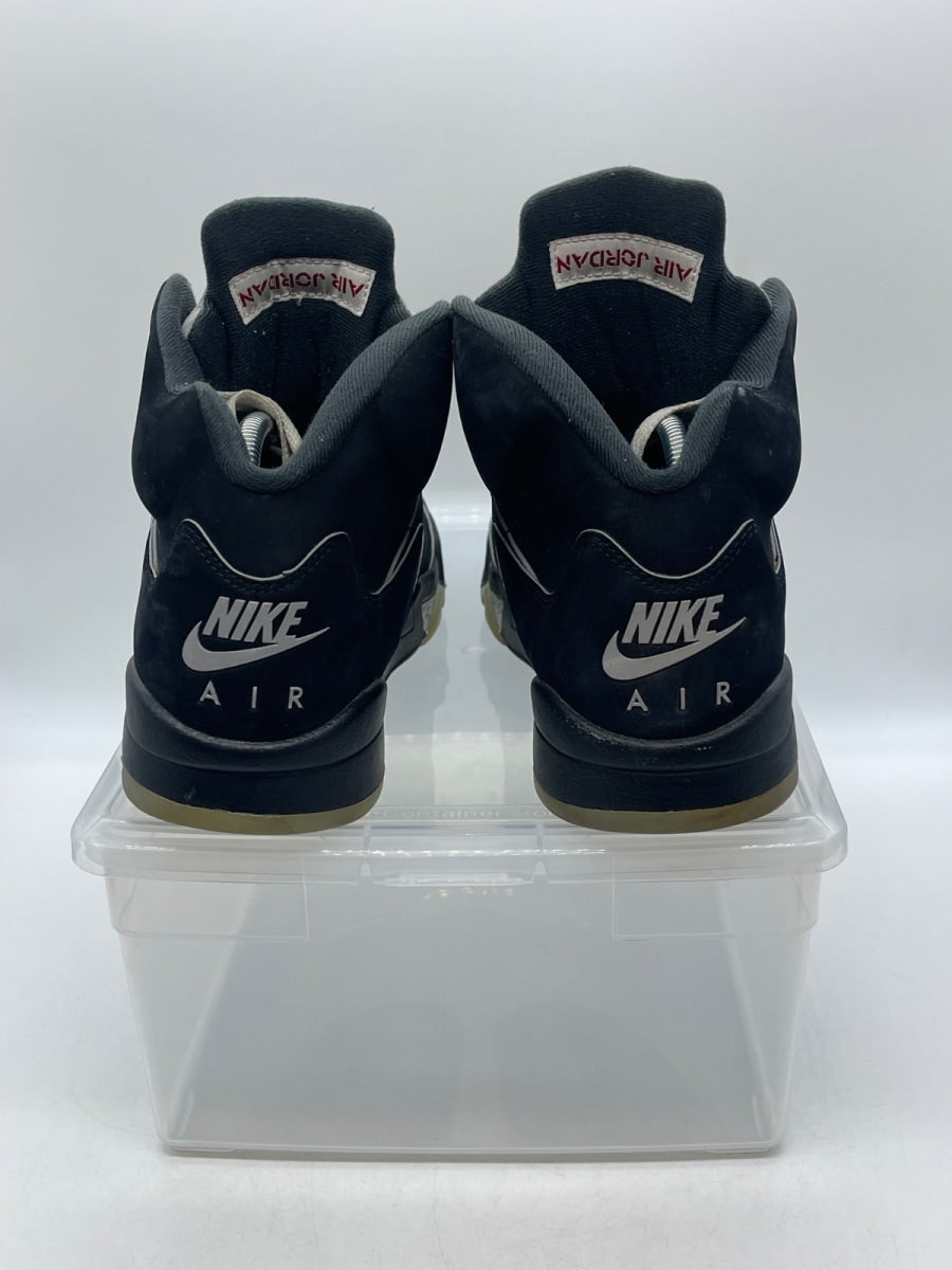 Jordan 5 Retro OG Black Metallic Reimagined 10.5 (Moderately Worn Pre-Owned)JordanBlack/White-Metallic Silver-Fire Red - Image 3