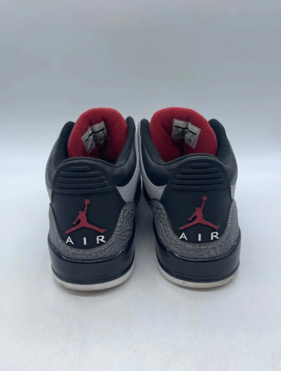 Jordan 3 Retro Wolf Grey 13 (Moderately Worn Pre-Owned)JordanWolf Grey/Metallic Silver/Black/White - Image 5