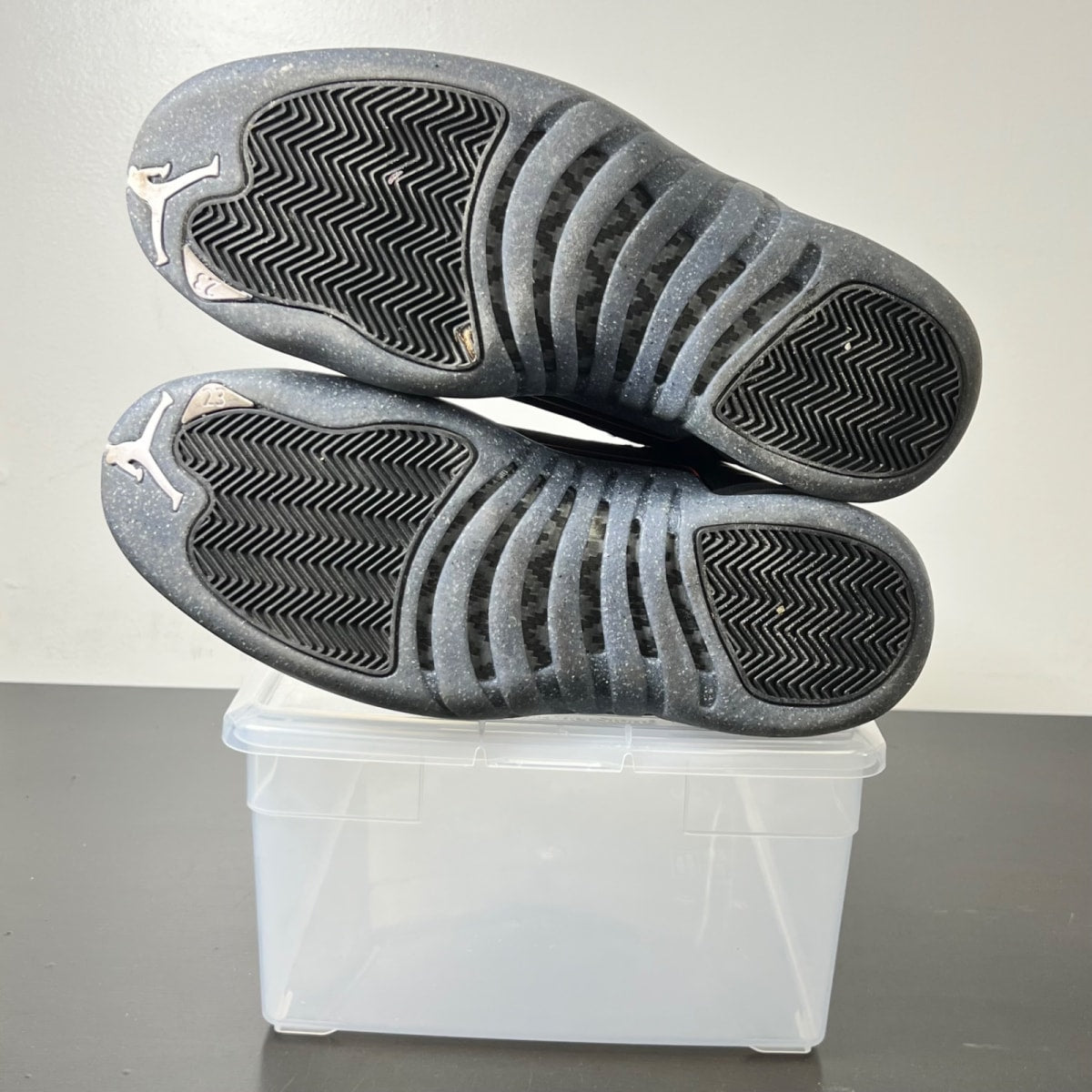 Jordan 12 Retro Utility 11 (Moderately Worn Pre-Owned)JordanBlack/Black-Bright Crimson-White - Image 5