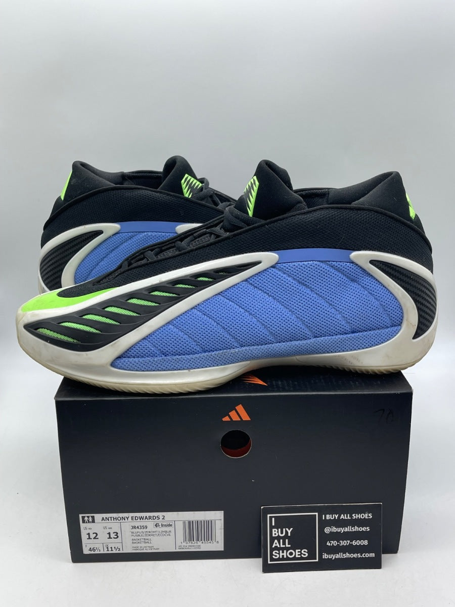 adidas AE 2 Blue Fusion 12 (Moderately Worn Pre-Owned) - Image 1