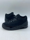 Jordan 3 Retro Black Cat (2025) 10 (Moderately Worn Pre-Owned)JordanBlack/Dark Charcoal/Black - Image 1