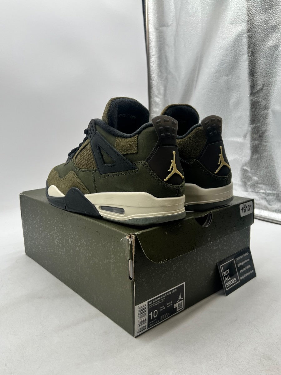 Jordan 4 Retro SE Craft Medium Olive 10 (Lightly Worn Pre-Owned) - Image 4