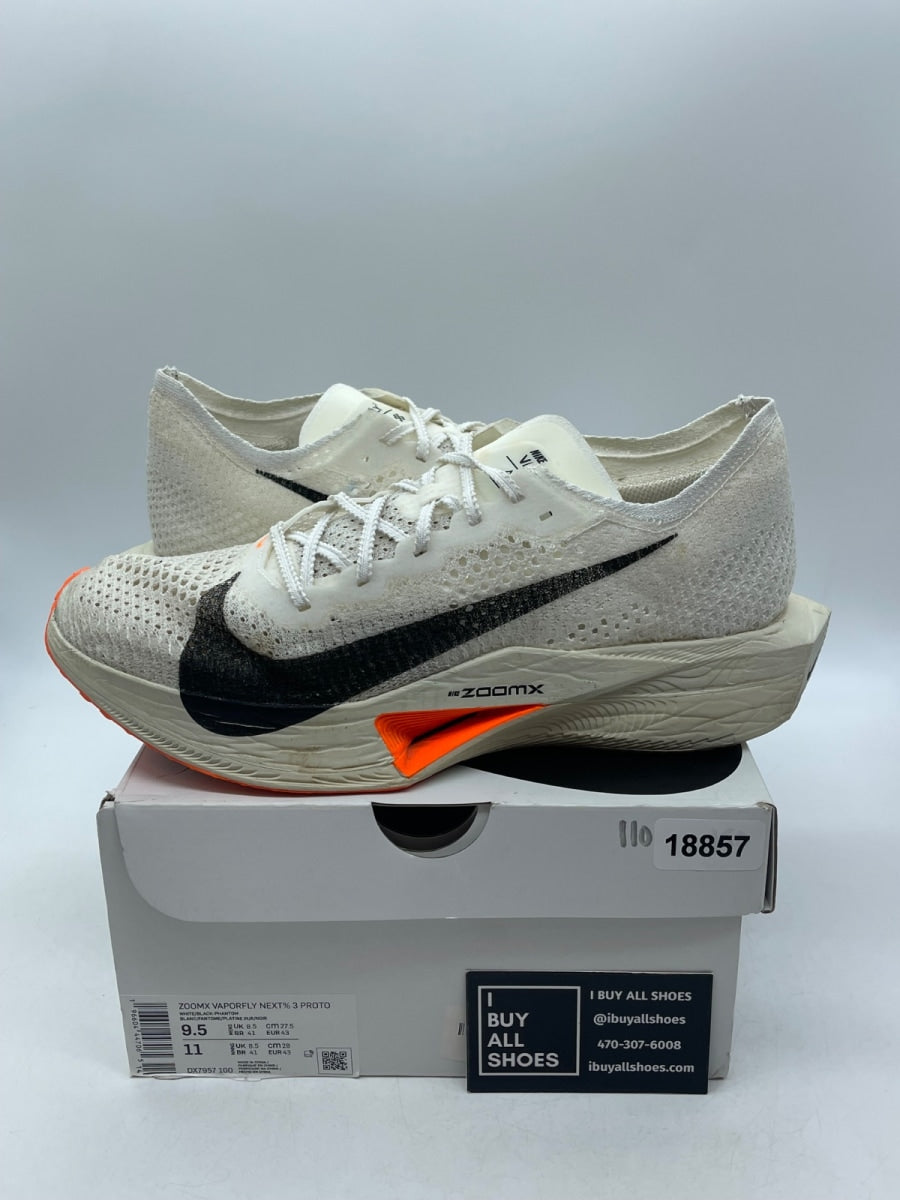 Nike ZoomX Vaporfly Next% 3 Prototype 9.5 (Moderately Worn Pre-Owned) - Image 1
