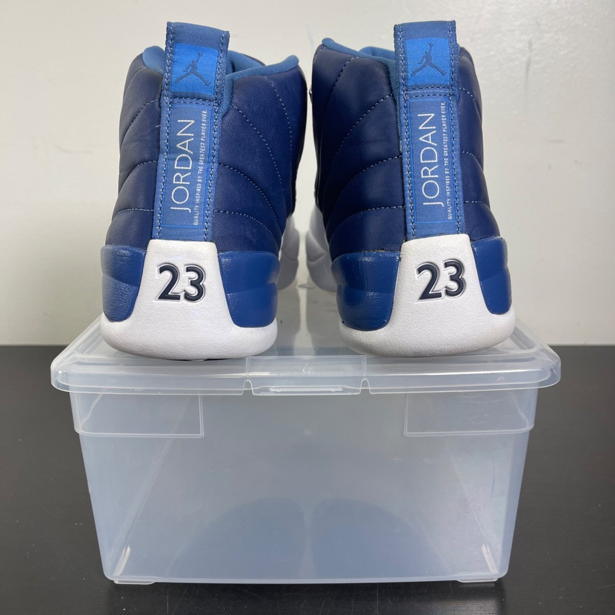 Jordan 12 Retro Indigo 10.5 (Moderately Worn Pre-Owned)JordanStone Blue/Legend Blue-Obsidian - Image 4