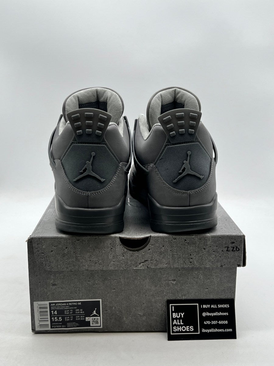 Jordan 4 Retro SE Paris Olympics Wet Cement 14 (Lightly Worn Pre-Owned) - Image 3