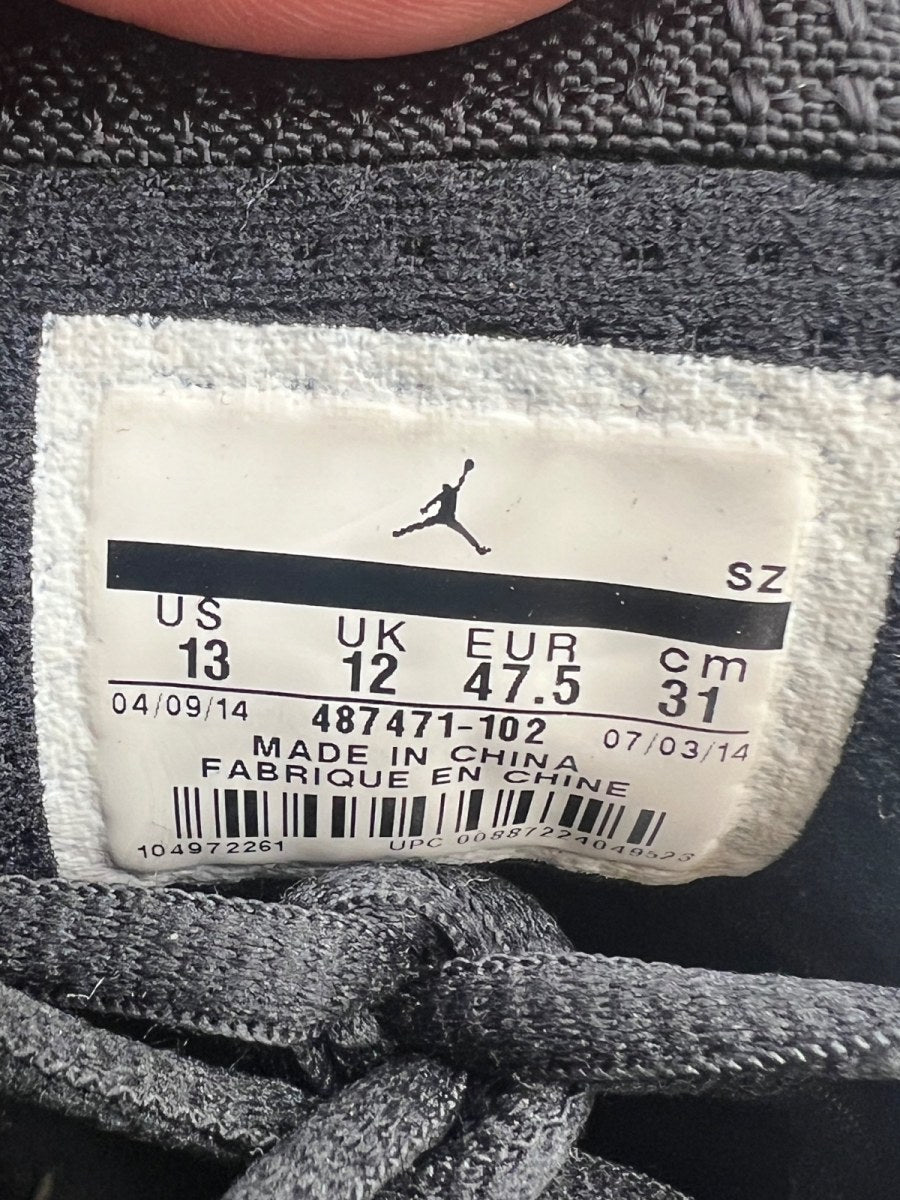 Jordan 14 Retro Black Toe (2014) 13 (Heavily Worn Pre-Owned) - Image 8