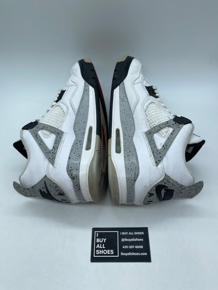 Jordan 4 Retro White Cement (2016) 12 (Moderately Worn Pre-Owned) - Image 6