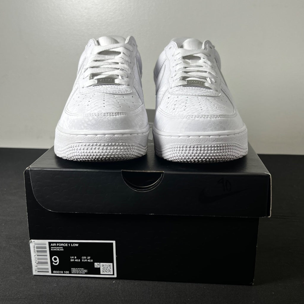 Nike Air Force 1 Low Kobe Bryant Forever White 9 (Lightly Worn Pre-Owned)NikeWhite/White - Image 2