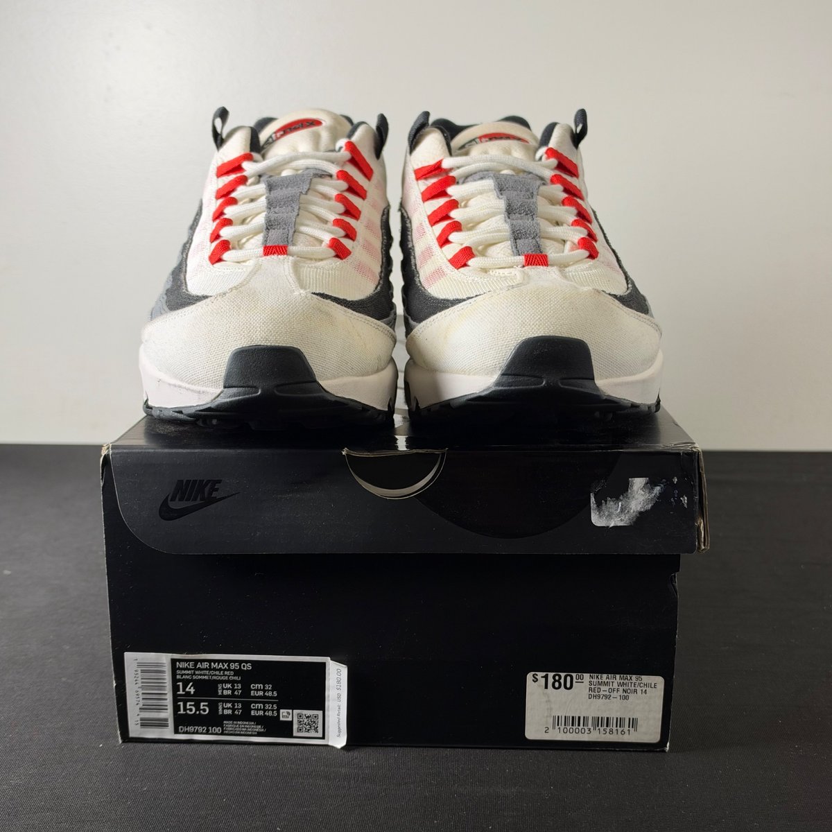 Nike Air Max 95 Smoke Grey (Size 14) - aux