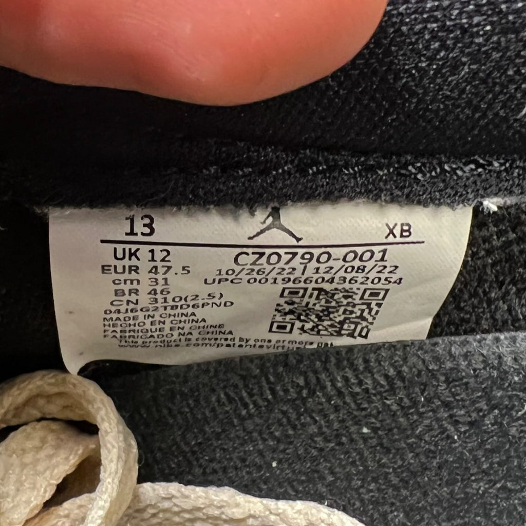 Jordan 1 Retro Low OG Black Cement 13 (Lightly Worn Pre-Owned)JordanBlack/Muslin/Tech Grey/White/Sail - Image 6