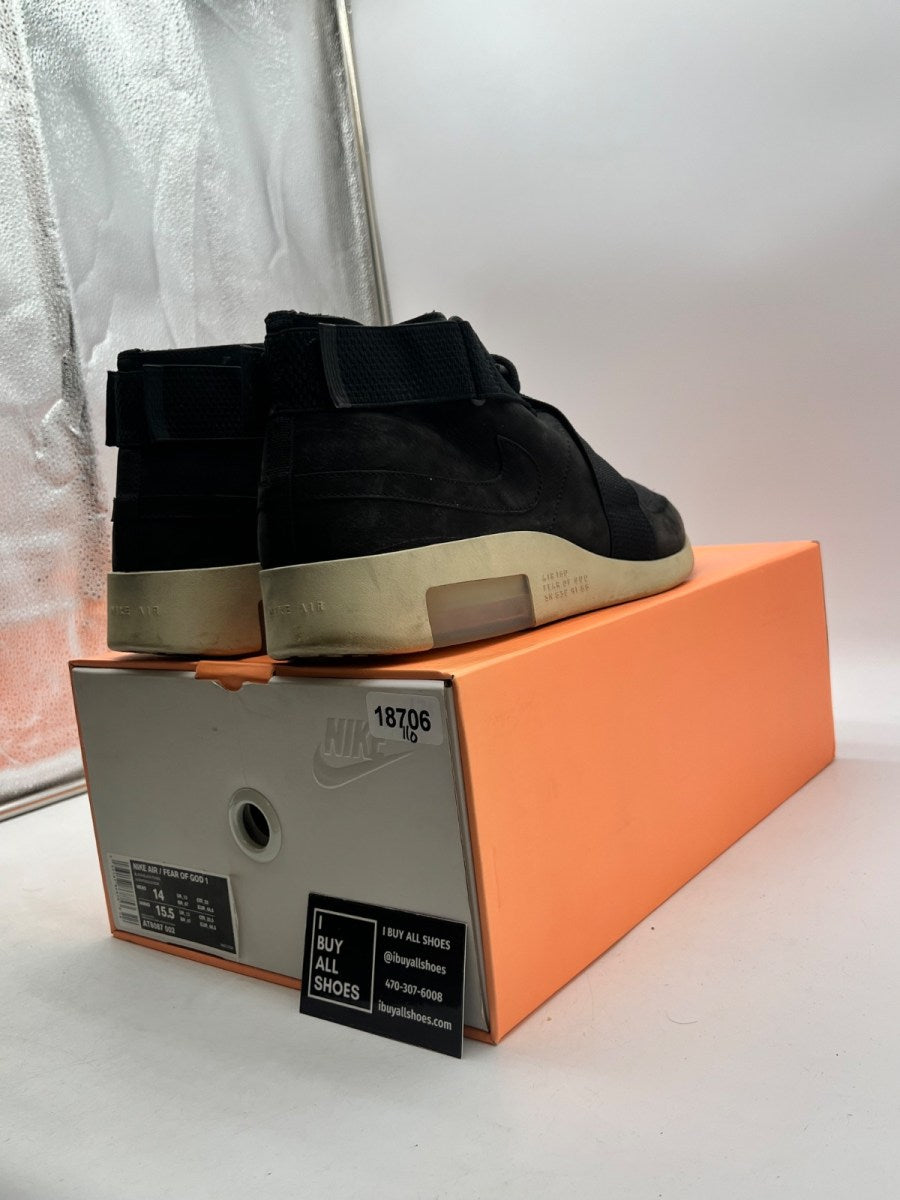 Nike Air Fear Of God Raid Black 14 (Moderately Worn Pre-Owned) - Image 5