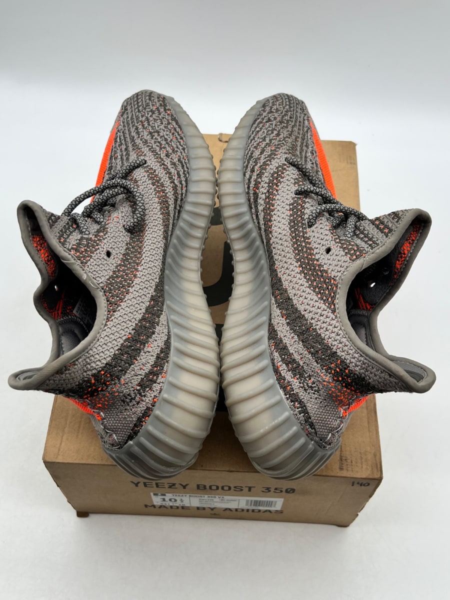 adidas Yeezy Boost 350 V2 Beluga Reflective 10.5 (Lightly Worn Pre-Owned)adidasReflective/Steeple Grey/Solar Red - Image 7