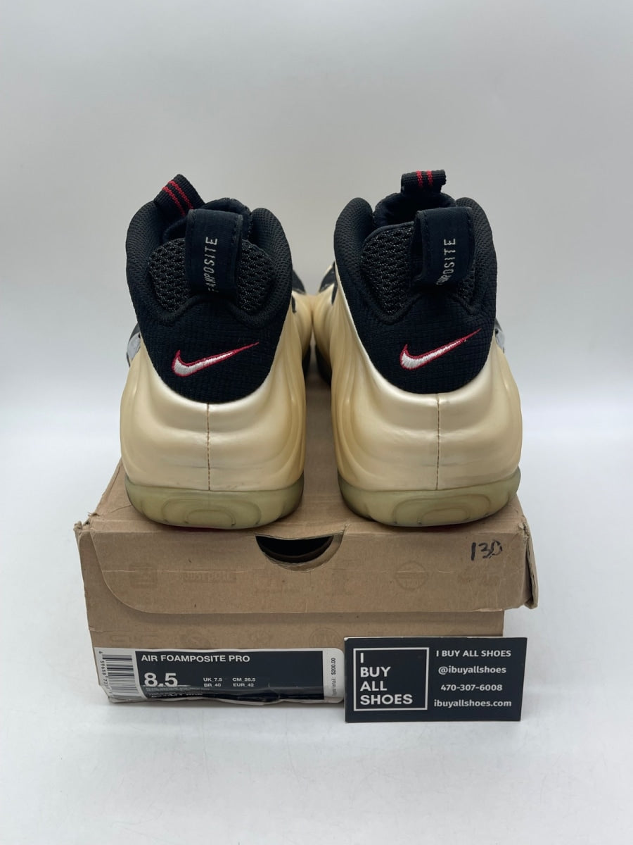 Nike Air Foamposite Pro Pearl (2010) 8.5 (Moderately Worn Pre-Owned) - Image 3