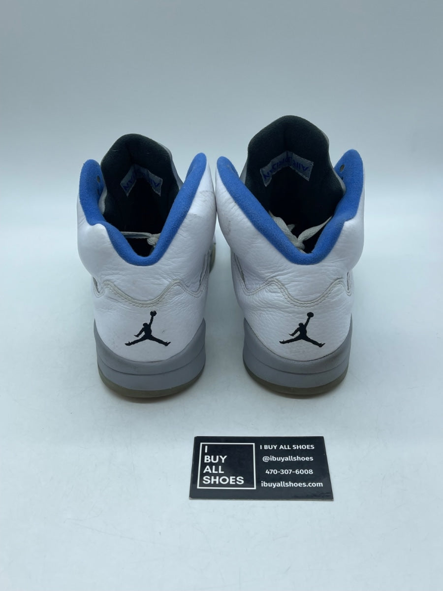 Jordan 5 Retro White Stealth (2021) 9.5 (Moderately Worn Pre-Owned) - Image 3