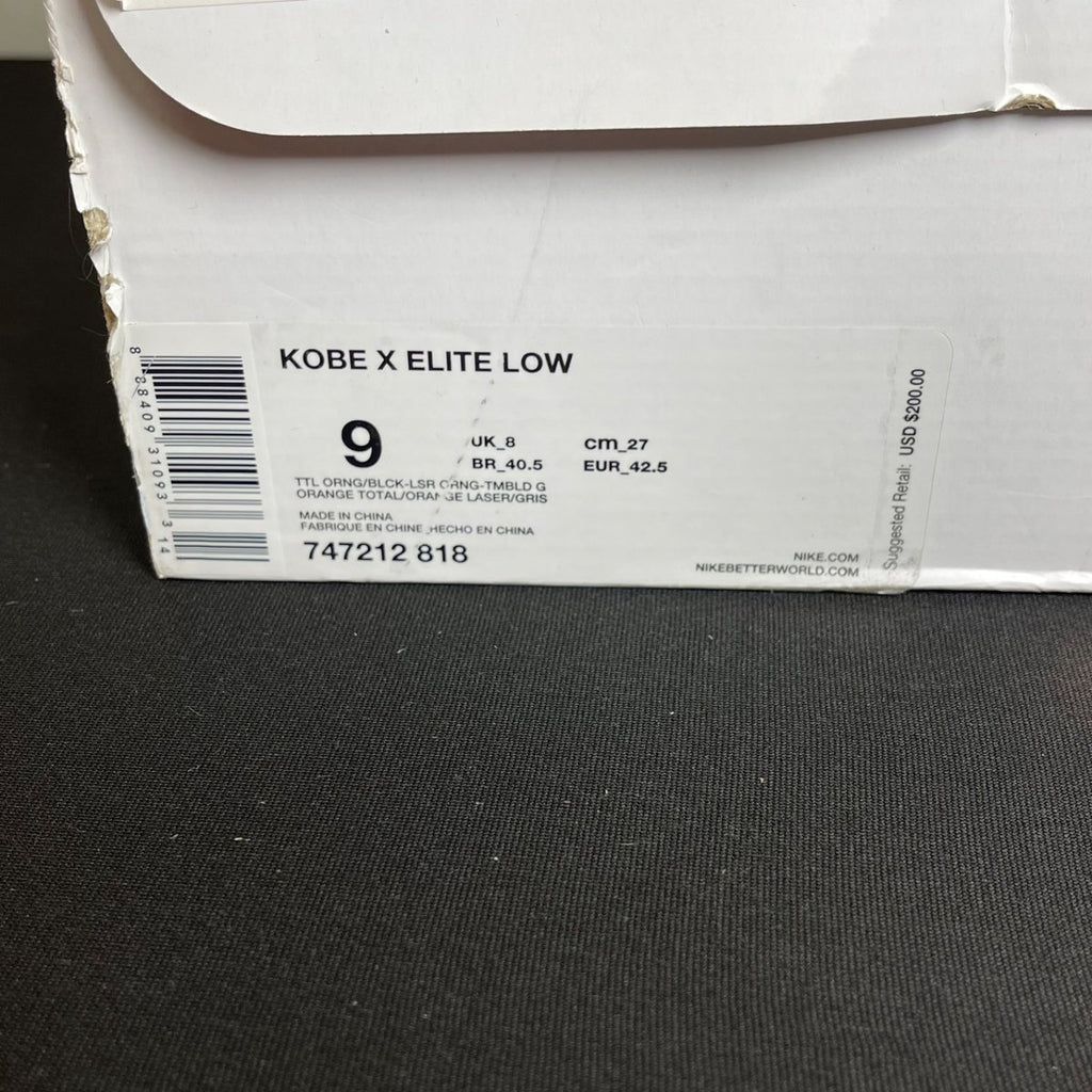 Nike Kobe 10 Elite Chester (Size 9) - aux