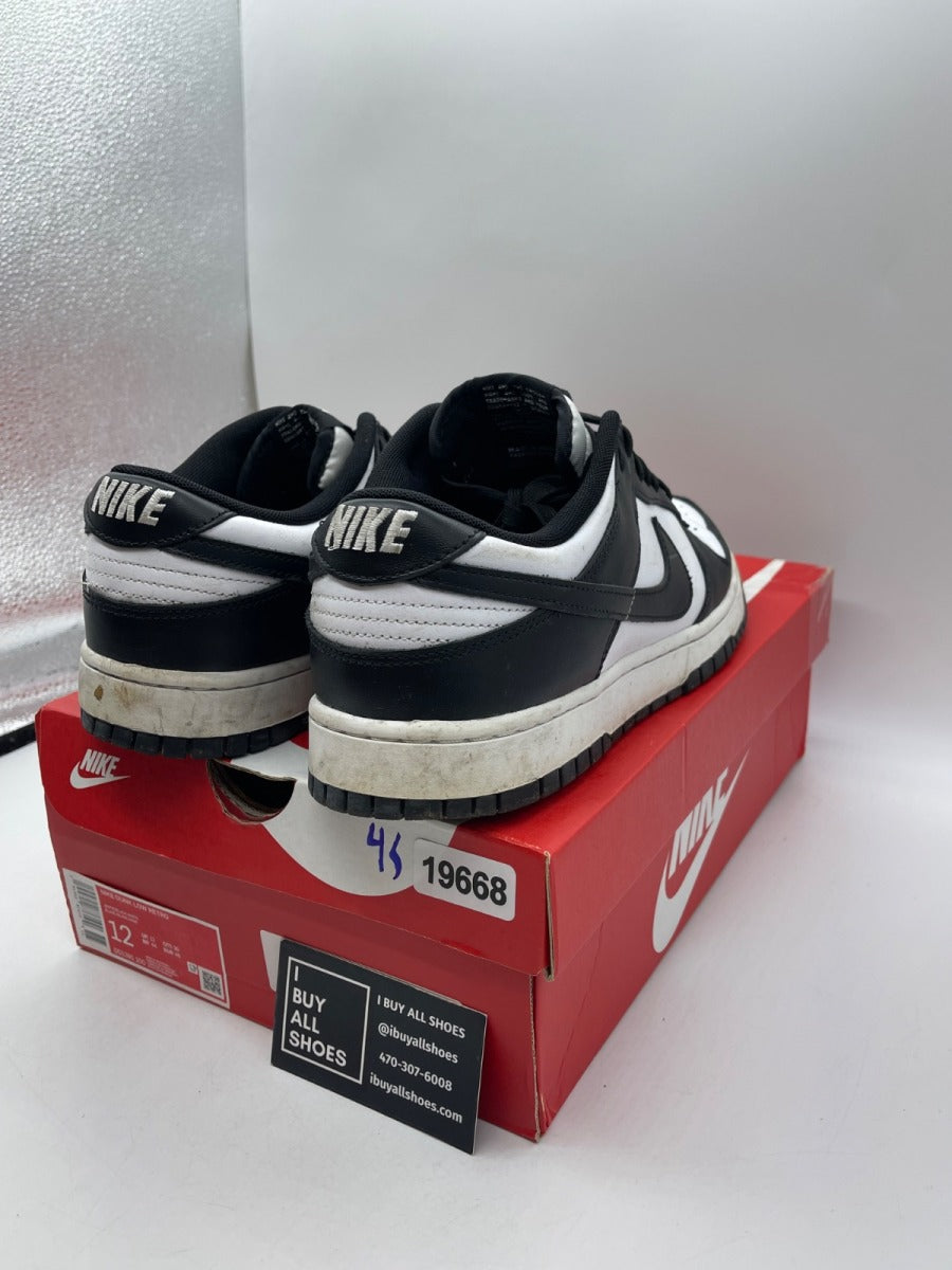 Nike Dunk Low Retro White Black Panda 12 (Heavily Worn Pre-Owned) - Image 5