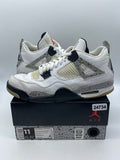 Jordan 4 Retro White Cement (2016) 11 (Moderately Worn Pre-Owned)JordanWhite/Fire Red-Black-Tech Grey - Image 1