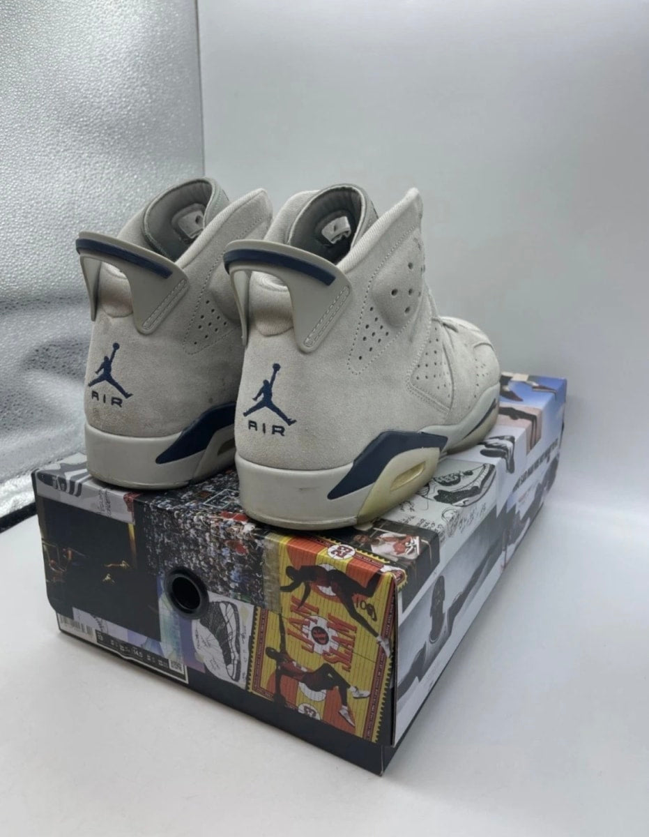 Jordan 6 Retro Georgetown (2022) 13 (Lightly Worn Pre-Owned)JordanMagnet/College Navy - Image 3
