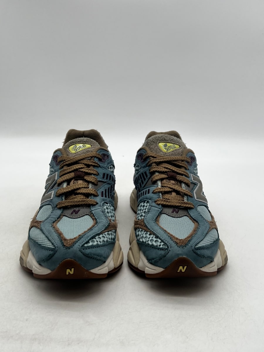 New Balance 9060 Bodega Age of Discovery 8.5 (Moderately Worn Pre-Owned)New BalanceBlue/Sea Salt/Beige - Image 2