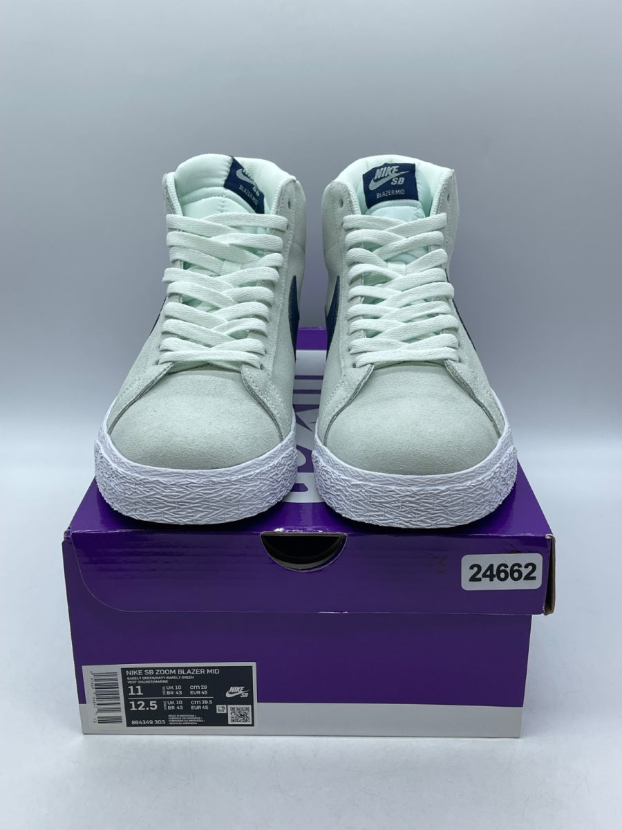 Nike Zoom Blazer Mid SB 'Barely Green Navy' 11 (Moderately Worn Pre-Owned)Nike