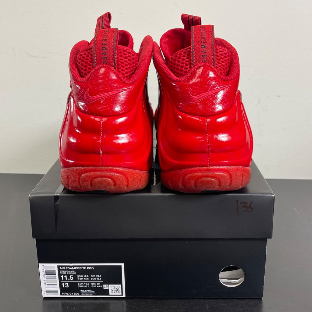 Nike Air Foamposite Pro Red October (2026) 11.5 (Moderately Worn Pre-Owned)NikeGym Red/Black - Image 4